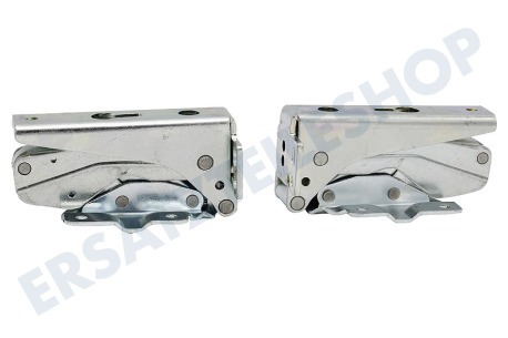 Bauknecht Kühlschrank Hettich 3904 5.0 Scharnier rechts unten, links oben + rechts oben, links unten Metall (Satz)
