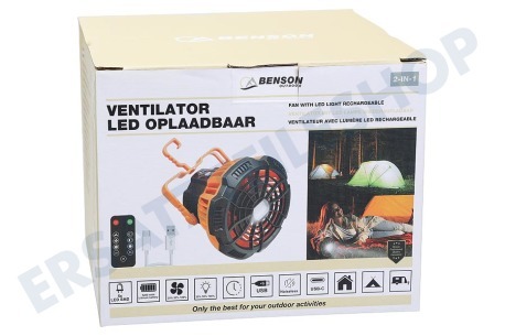 Universell 013406 Ventilator LED-Lampe wiederaufladbar