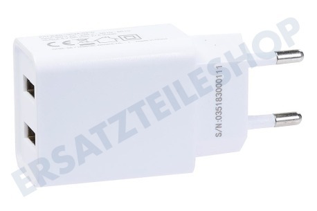VDO Dayton USB Auflader 230 Volt, 2.1A/SV 2 Port Weiß