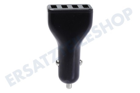 Spez USB Auflader 12 Volt, 4.8A/SV 4 Port Schwarz