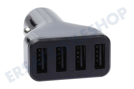 Spez USB Auflader 12 Volt, 4.8A/SV 4 Port Schwarz