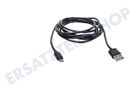 Easyfiks Micro USB Lade- und Datenkabel 200cm Schwarz