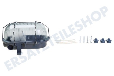 Universell Außenbeleuchtung grau, exklusive Lampe