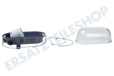 Universell Außenbeleuchtung grau, exklusive Lampe