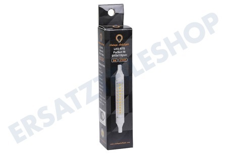 Vintage LedLight LED R7S Perfect Fit 118mm 9 Watt, 2700K Dimmbar