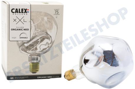 Calex 2101004500 XXL Organic Neo Silver LED-Lampe 4 Watt, 1800K dimmbar
