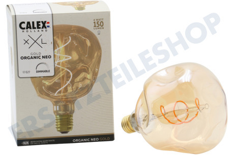 Calex 2101004100 XXL Organic Neo Gold LED-Lampe 4 Watt, 1800K dimmbar
