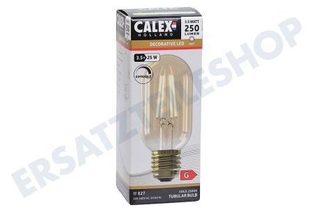 Calex 1101003900 LED-Vollglas Filament Röhrenlampe 3,5 Watt, E27
