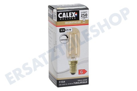 Calex 1101004100 Calex LED Vollglas Filament 3,5 Watt, E14 Gold CR180