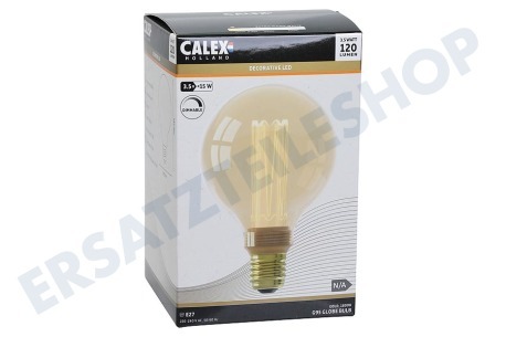 Calex 421687 Crown Globe G95 Gold dimmbare LED-Lampe E27 3,5 Watt