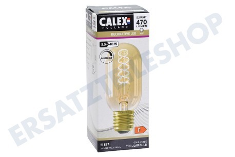 Calex 1001001800 Gold Flex Filament Tube T45 E27 5,5 Watt, dimmbar