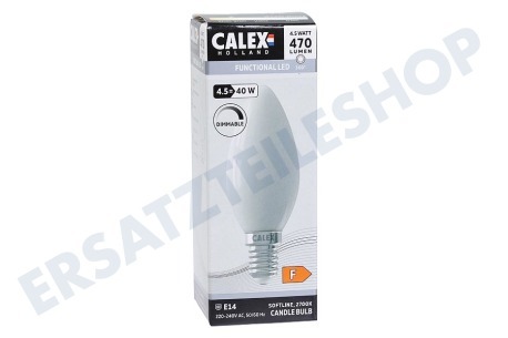 Calex 1101005900 LED-Kerze B35 Softline Straight Filament E14 4,5 Watt