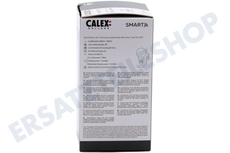 Calex Smart LED Filament Gold Standardlampe E27 Dimmbar