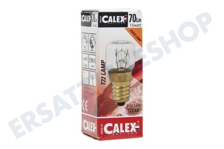 Alno Ofen 432110 Calex Birne 240V 15W E14 klar T22 für Backofen