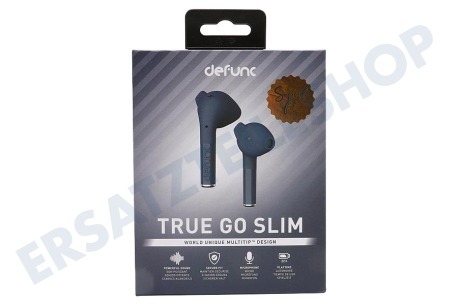 Defunc True Go Slim Earbuds, Blau