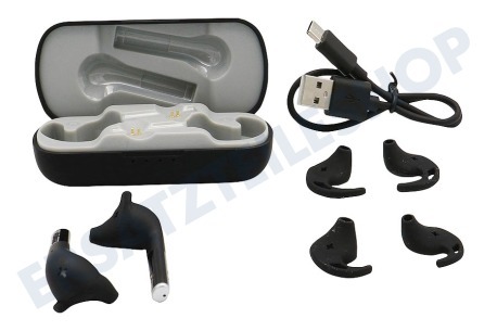 Defunc True Sport Earbuds, Schwarz