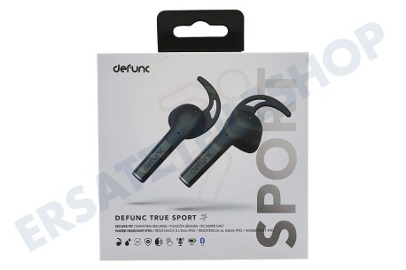 Defunc True Sport Earbuds, Schwarz