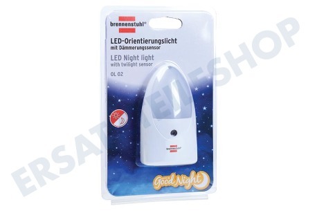 Brennenstuhl LED Orientierungslicht mit Dämmerungssensor