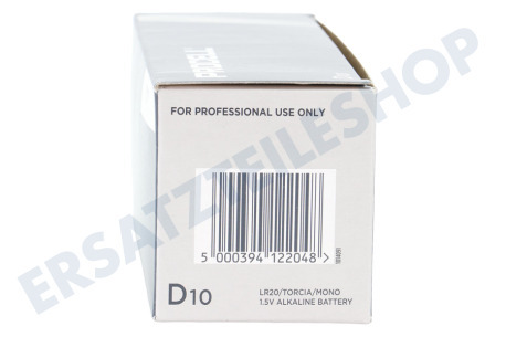 Duracell LR20 Duracell Industrial Alkaline D / LR20 10er Pack