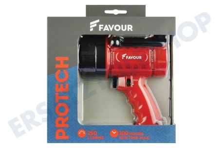 Favour S0233 Handlampe Protech Spotlight 3xC Batterie