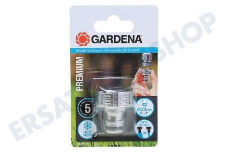 Gardena 18241-20 Premium Hahnverbinder 26,5 mm (G 3/4")
