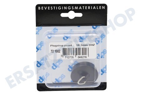 Dps Verschlussstopfen Schwarz 38.5mm