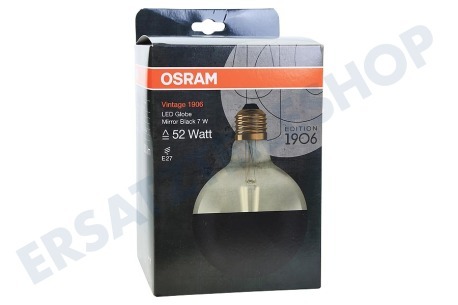 Osram Osram Vintage 1906 LED Globe Mirror Black 7W E27