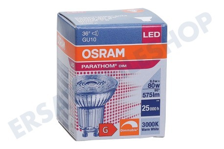 Osram 4058075609112 Parathom Reflektorlampe GU10 PAR16 8,3 Watt, dimmbar