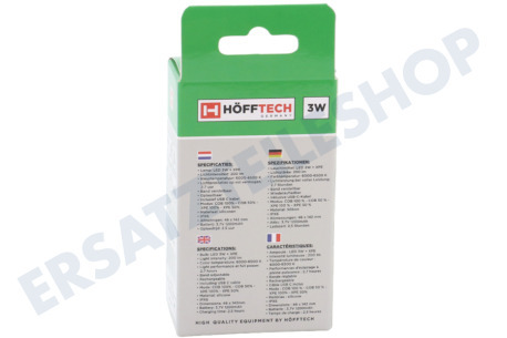 Hofftech Wiederaufladbare Stirnlampe 3 Watt, USB-C