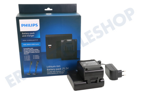 Philips XV1797/01 Akkupack und Ladegerät Lithium-Ionen-Akku 25,2 Volt