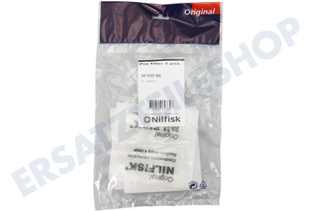 Nilfisk Staubsauger Filter Vorfilter, 3 Stück