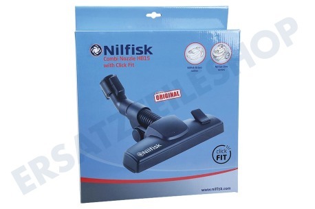 Nilfisk Staubsauger Kombi-Düse Kombi-Saugdüse HB15 mit Click Fit
