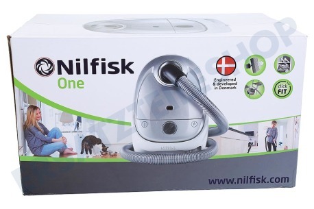 Nilfisk ONE BLB10P05A-HFN Staubsauger 750 Watt, kompaktes Design