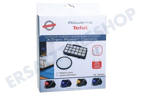 Rowenta Staubsauger ZR006001 Zyklon-Filtersystem X-Trem Power
