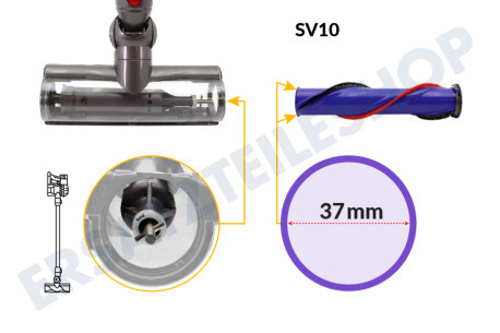 Dyson Staubsauger 967485-01 Dyson-Bürstenwalze
