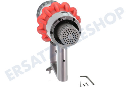 Dyson 969596-07 Motor mit Zyklon, Sprayed Red/Iron/Red