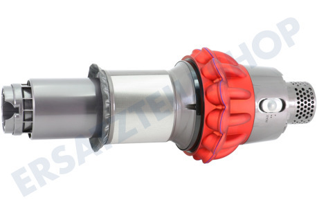Dyson 969596-07 Motor mit Zyklon, Sprayed Red/Iron/Red
