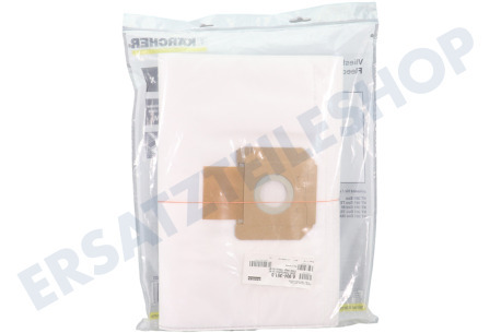Karcher Staubsauger 6.904-351.0 Staubsaugerbeutel Vliesfilterbeutel, 5 Stück