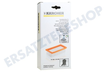 Karcher Staubsauger 6.415-953.0 Flachfaltenfilter für den Asche- und Trockensauger