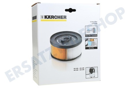 Karcher Staubsauger 6.414-960.0 Nano-beschichteter Patronenfilter WD4 & 5