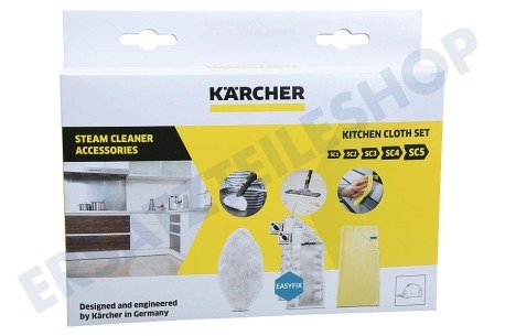 Karcher 2.863-346.0 EasyFix Mikrofasertücher Set Küche
