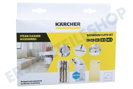 Karcher 2.863-266.0 EasyFix Mikrofasertücher Set Badezimmer