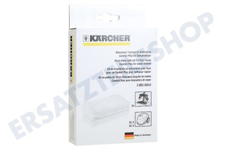 Karcher 2.863-020.0 Microfaser-Tuchset für Bodendüse Comfort Plus