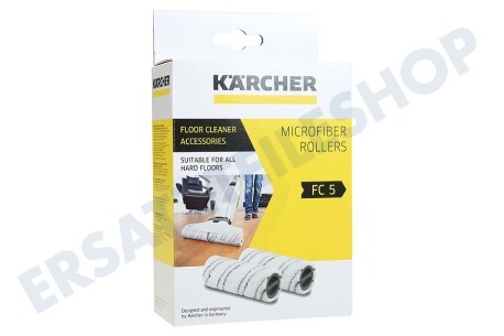 Karcher 2.055-007.0 Mikrofaser-Walzenset, Grau