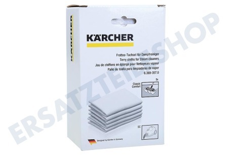 Karcher 6.369-357.0 Mikrofaser-Tuchset, Dampfreinger