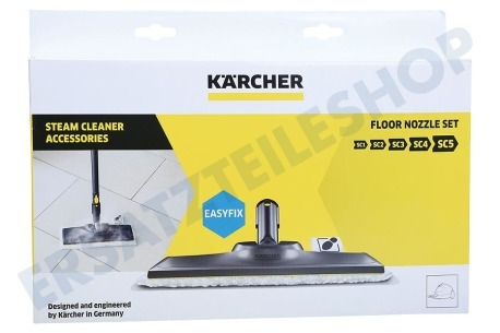 Karcher 2.863-337.0 Bodendüsen-Set Comfort Plus inklusive Tuch