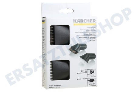 Karcher Staubsauger 2.863-221.0 Saugpinsel-Set harte und weiche Borstel