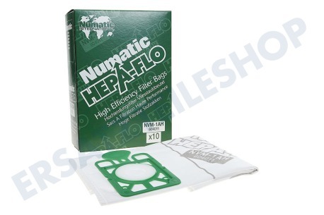 Numatic Staubsauger NVM-1AH Staubsaugerbeutel NVM 1AH Hepa-Flo für Compact