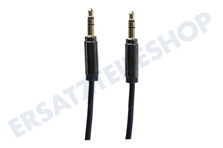 Ricatech Klinkenstecker 3,5 mm auf Klinkenstecker 3,5 mm Slimfit 0,75 m