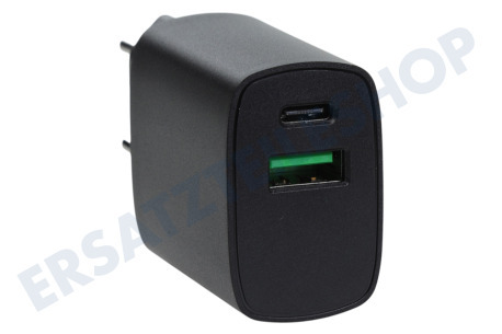 Easyfiks USB-Ladegerät Typ C + Type-A, 20 Watt